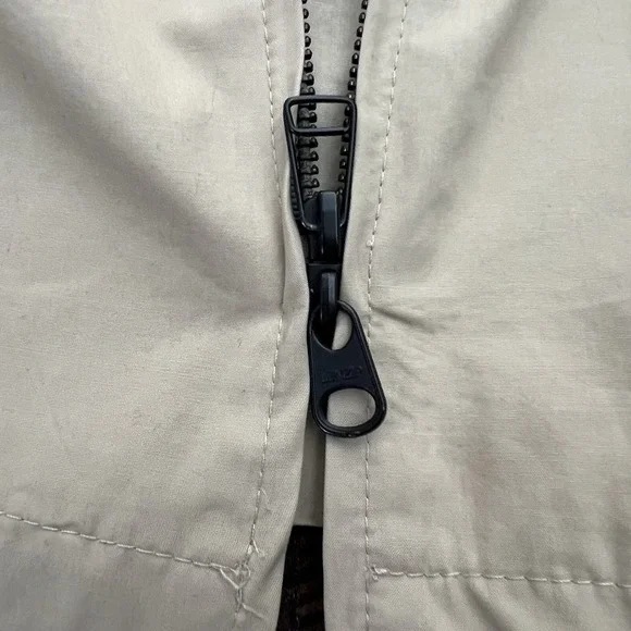 Rag‎ & Bone Trench Dress Womens 10 Khaki Tan Pilot Military Minimalist Full Zip - Picture 13 of 14